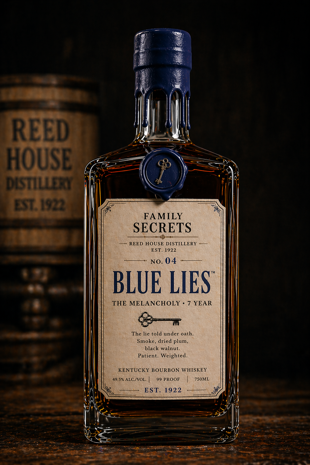 Blue Lie by Stella Morgan Reed